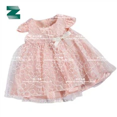 Embメッシュ付き子供用プリンセスドレス