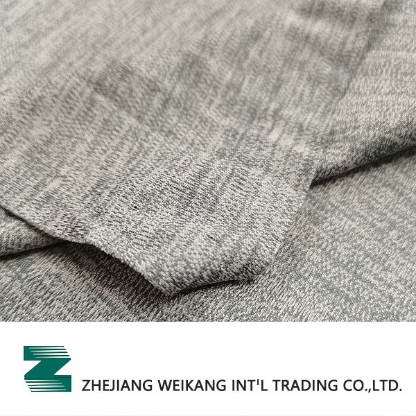 Y/D Melange Heather Poly Texture Single Jersey Y/D Melange Heather Poly Texture Single Jersey